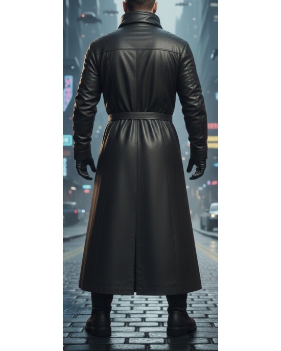 Leather Long Coat Men’s