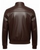 Men’s Essential Brown Faux Leather Jacket