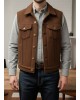 Men’s Heritage Wool Trucker Vest – Classic Tobacco Brown Men’s Heritage Wool Trucker Vest – Classic Tobacco Brown