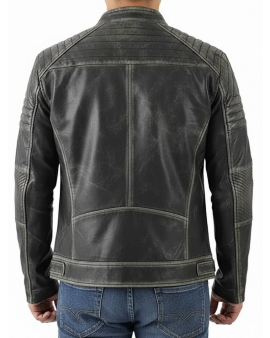 Men’s Classic Black Leather Jacket