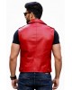 Urban Rogue Crimson Biker Vest