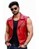 Urban Rogue Crimson Biker Vest Urban Rogue Crimson Biker Vest