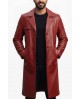 Men’s Bold Red Leather Moto Jacket Men’s Bold Red Leather Moto Jacket