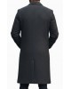 Men’s Classic Grey Wool Overcoat